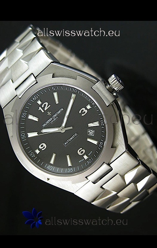 Vacheron Constantin Overseas Swiss Replica Watch - 1:1 Mirror Replica - Black Dial