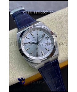 Vacheron Constantin Overseas 1:1 Mirror Swiss Replica Watch in Steel Dial - Leather Strap