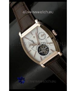 Vacheron Constantin Power Reserve Tourbillon Swiss Watch in Rose Gold