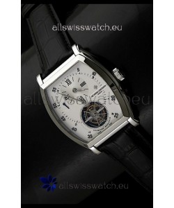 Vacheron Constantin Power Reserve Tourbillon Swiss Watch in Steel